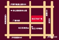 上海松江万达广场位置交通图图片