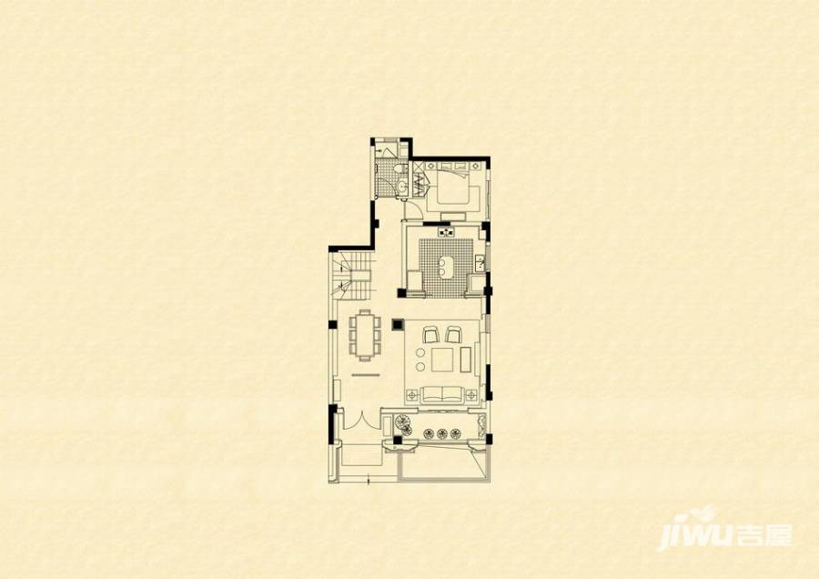 虹桥正荣府普通住宅214㎡户型图