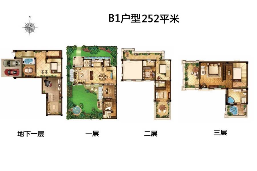 远洋鸿郡普通住宅252㎡户型图