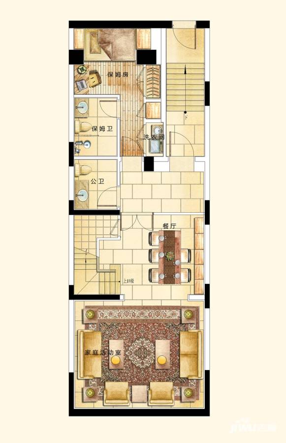 世茂佘山里5室4厅6卫220㎡户型图