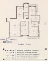 中洲珑悦普通住宅160㎡户型图