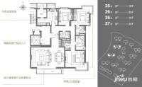 万科翡翠江湾3室2厅3卫195㎡户型图