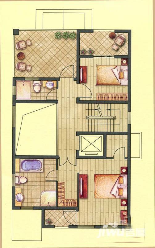 保利御樽苑普通住宅282㎡户型图