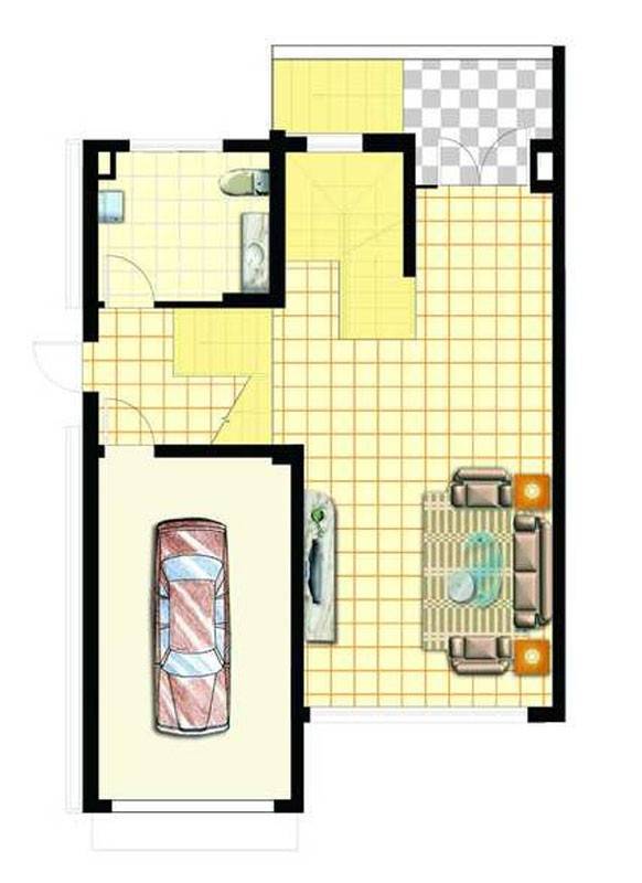 花源湾普通住宅230㎡户型图