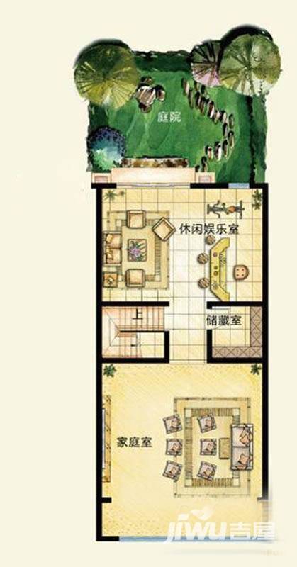 合生御廷普通住宅203㎡户型图