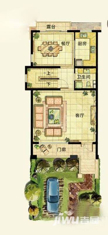 合生御廷普通住宅203㎡户型图