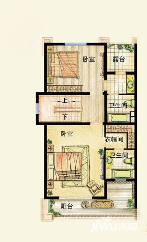 合生御廷普通住宅203㎡户型图