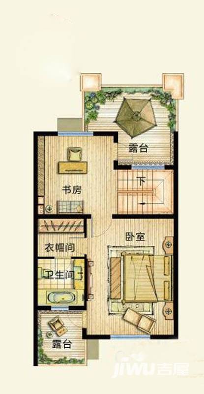 合生御廷普通住宅196㎡户型图