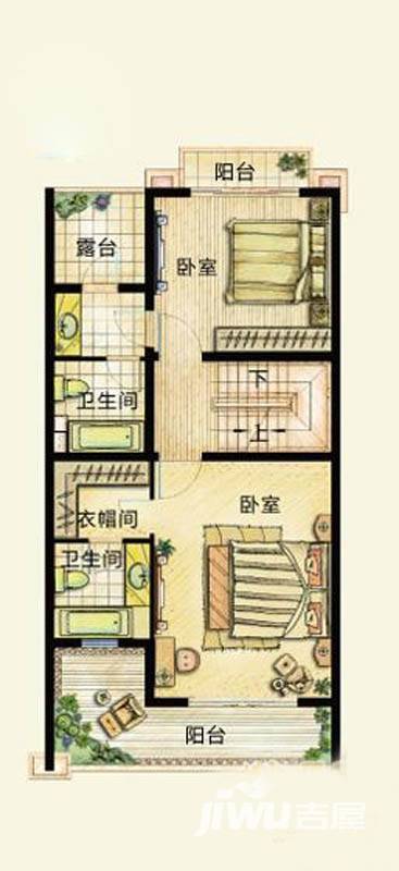 合生御廷普通住宅196㎡户型图