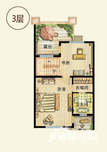 合生御廷普通住宅217㎡户型图