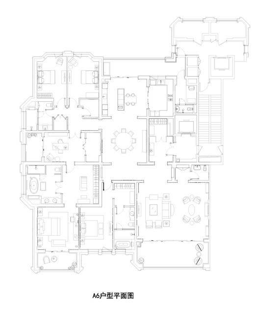 云锦东方4室2厅4卫474㎡户型图