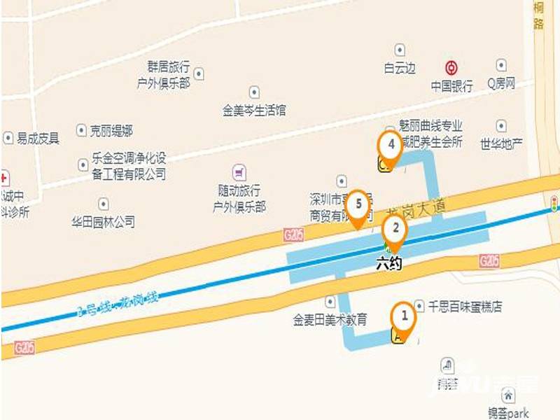 锦荟PARK位置交通图