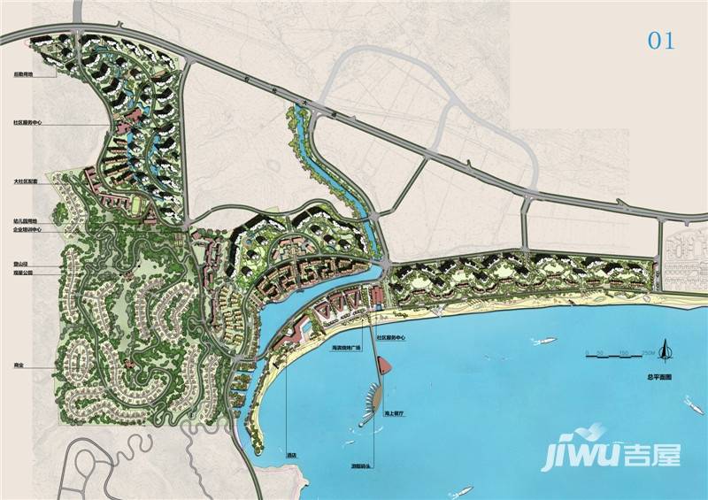 华润小径湾规划图图片