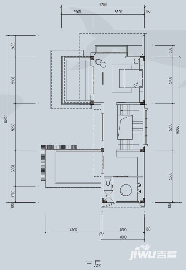 中航元屿海4室2厅4卫348㎡户型图