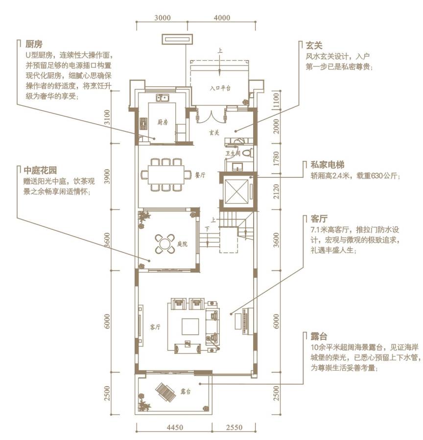 鸿威海怡湾普通住宅111㎡户型图