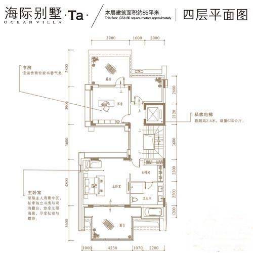 鸿威海怡湾普通住宅300㎡户型图