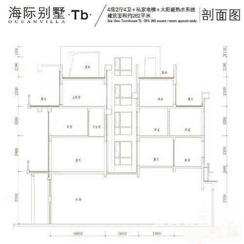 鸿威海怡湾普通住宅202㎡户型图