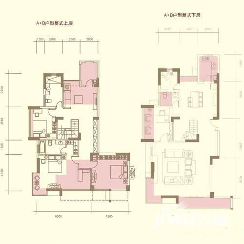 金山碧海5室3厅3卫户型图