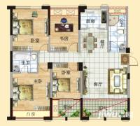 信华城市华庭普通住宅137.2㎡户型图