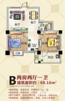 名人汇普通住宅68.2㎡户型图