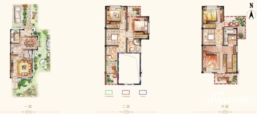 鑫苑湖居世家4室2厅4卫150㎡户型图