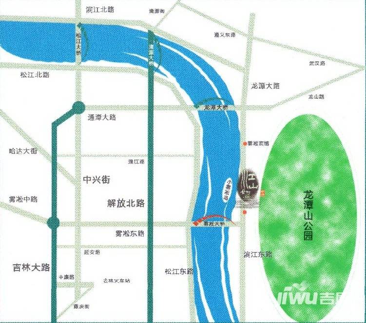 中冶江山如画位置交通图图片