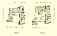 金泰丝路花城6室2厅3卫233.8㎡户型图