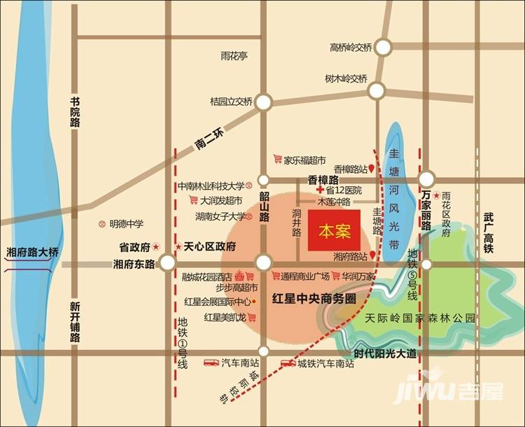 丰升德润位置交通图图片