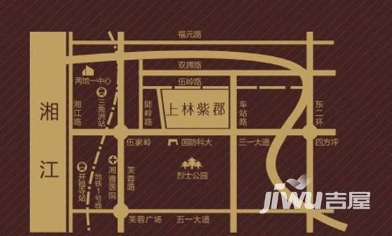 上林紫郡位置交通图图片