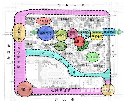 方略城市广场规划图图片