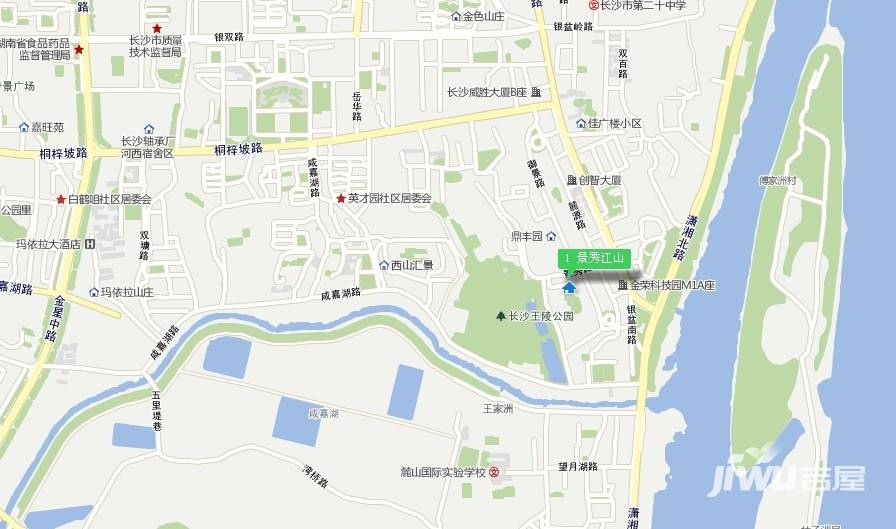 景秀江山位置交通图图片