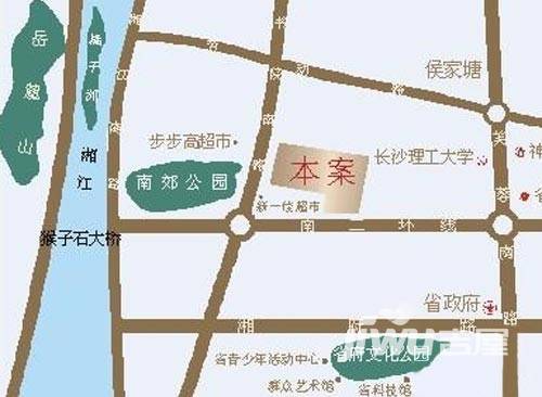 兴威帕克水岸位置交通图图片