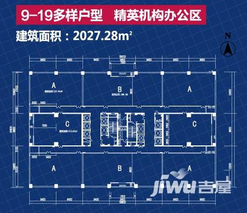 新长海广场普通住宅2027.3㎡户型图