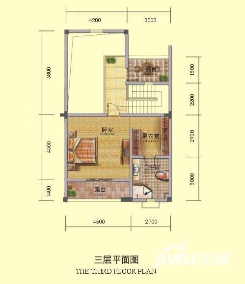 万业巴厘岛3室3厅3卫209.7㎡户型图