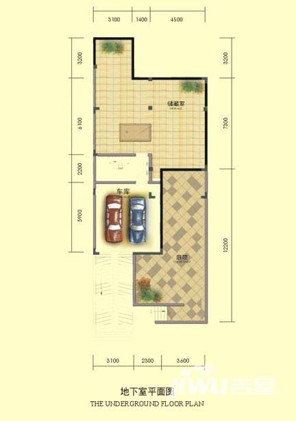 万业巴厘岛4室3厅5卫260.2㎡户型图