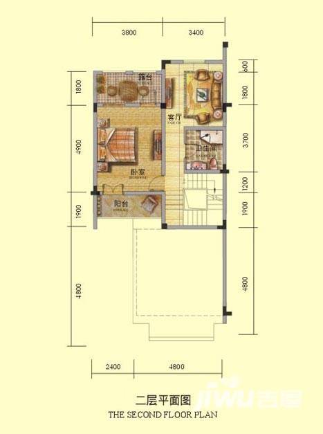 万业巴厘岛3室3厅3卫195.3㎡户型图