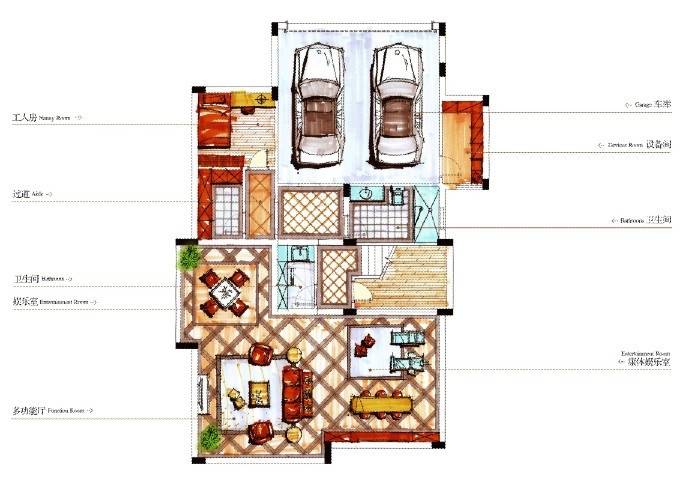 美洲故事普通住宅379㎡户型图