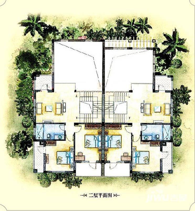 美洲故事4室2厅2卫360㎡户型图