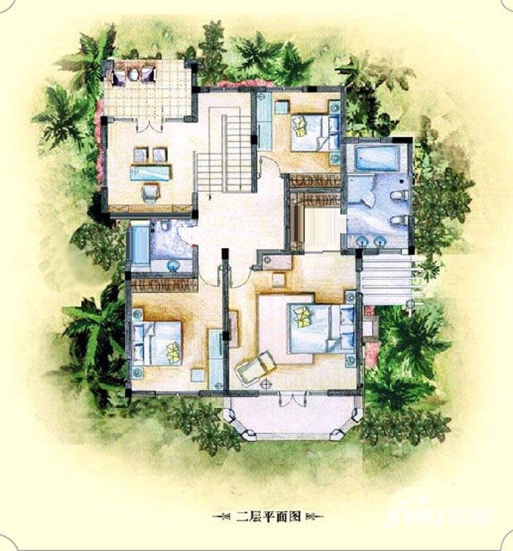 美洲故事3室2厅2卫426.8㎡户型图