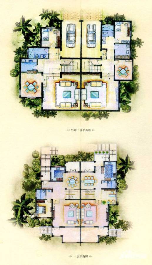 美洲故事普通住宅766.4㎡户型图