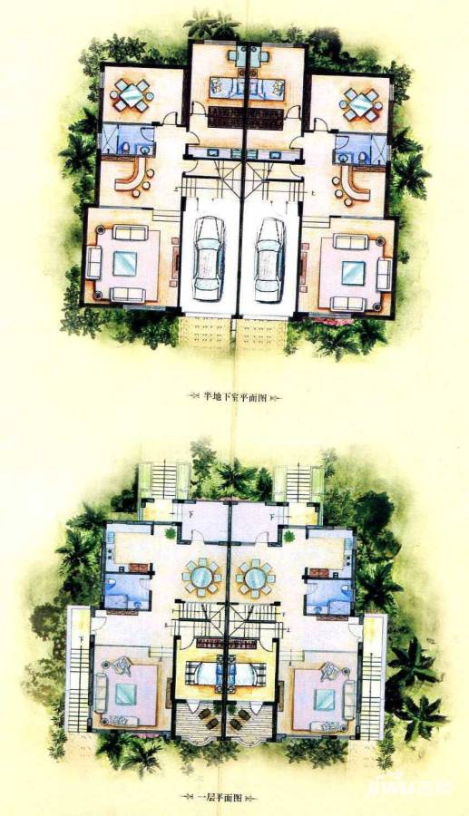 美洲故事普通住宅837㎡户型图