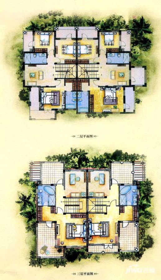 美洲故事普通住宅837㎡户型图