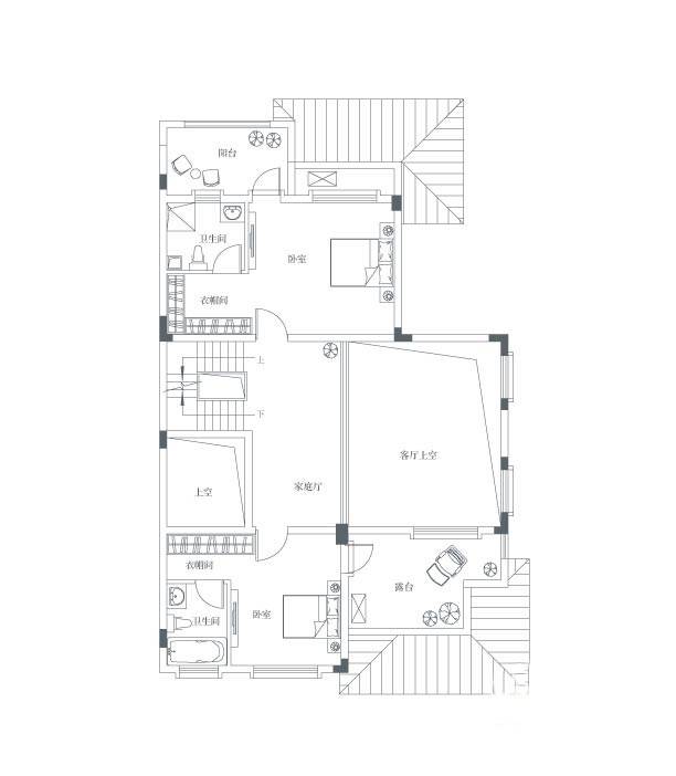 佳兆业水岸新都5室3厅2卫390㎡户型图