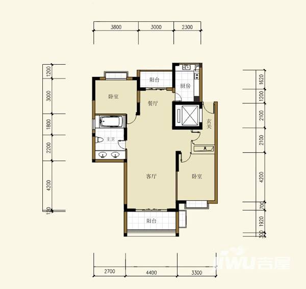 星语林汀湘十里普通住宅268㎡户型图