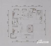 德宝国际名城3室2厅2卫140㎡户型图