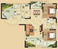 吉祥家园3室2厅2卫128.4㎡户型图