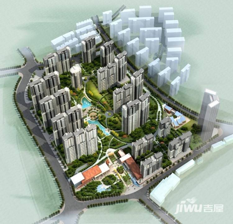 中国铁建荷塘星城规划图图片