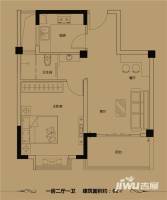 江扬尚东国际普通住宅62㎡户型图