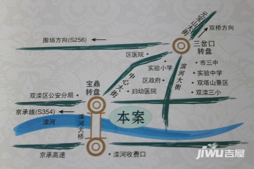 福溪帝苑二期位置交通图