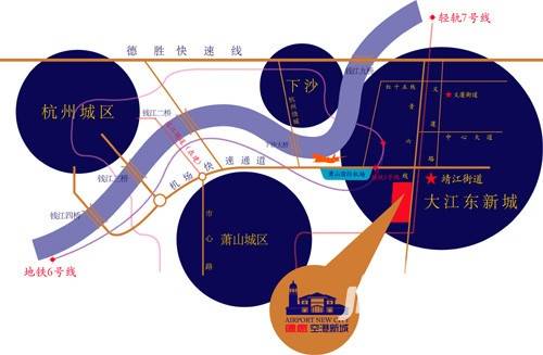 德意空港国际位置交通图3